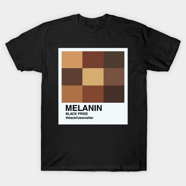 Melanin Palette T-Shirt by opippi